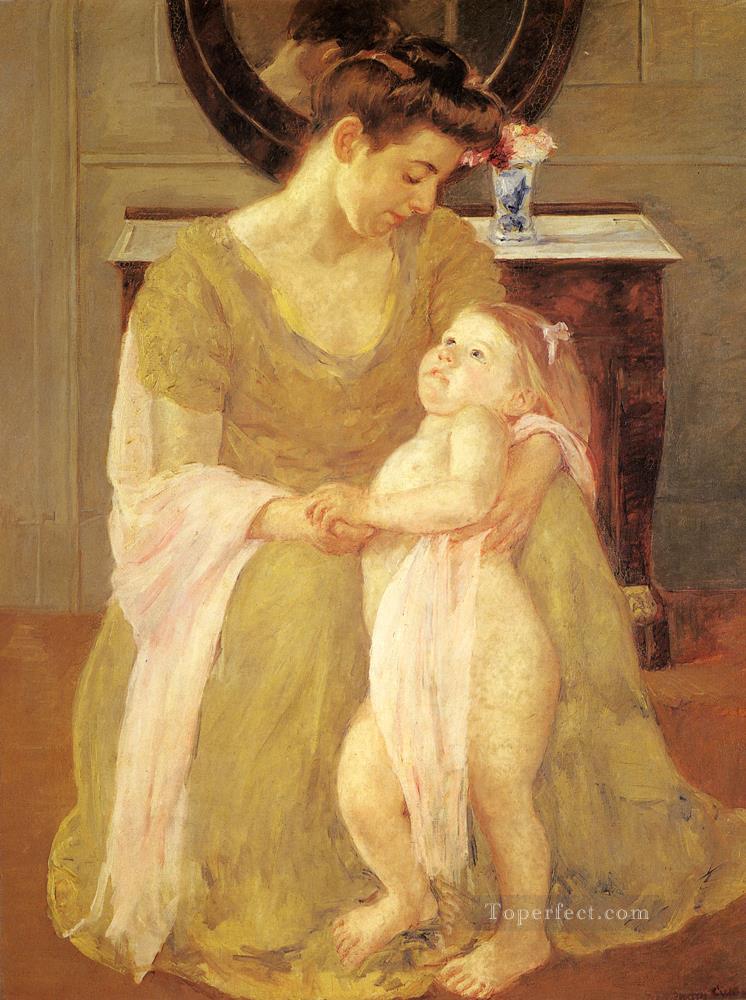 Madre e hijo 1908 madres hijos Mary Cassatt Pintura al óleo